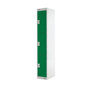 Three Compartment Locker 300 Green