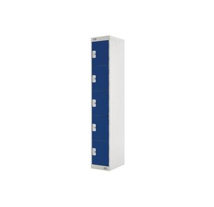 Five Compartment Locker 300 Blue