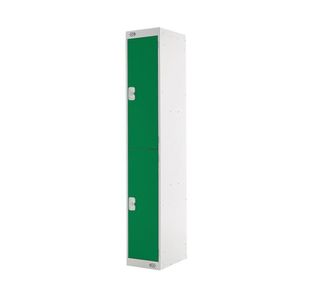 Two Compartment Locker 450 Green