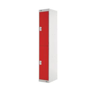 Two Compartment Locker 450 Red