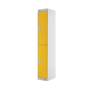 Two Compartment Locker 450 Yellow