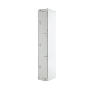 Three Compartment Locker 450 L/Grey