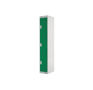 Three Compartment Locker 450 Green