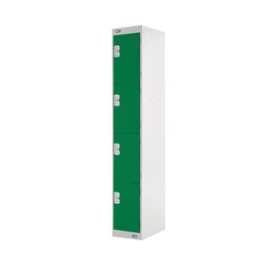 Four Compartment Locker 450 Green