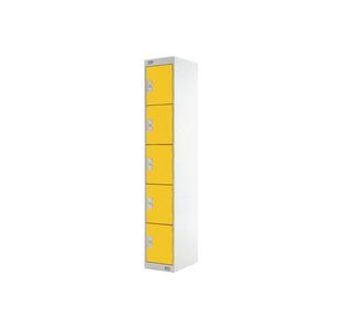 Five Compartment Locker 450 Yellow