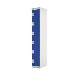 Six Compartment Locker 450 Blue
