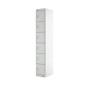 Six Compartment Locker 450 L/Grey