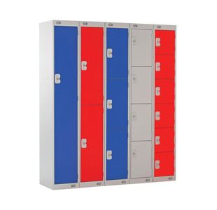 Express Std Locker 1 Door Grey/Blue