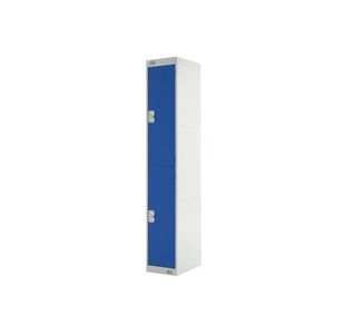 Express Std Locker 2 Door Grey/Blue