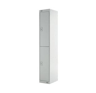 Express Standard Locker 2 Door Grey