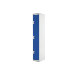 Express Std Locker 3 Door Grey/Blue