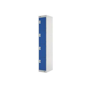 Four Comp Express Std Locker Blue