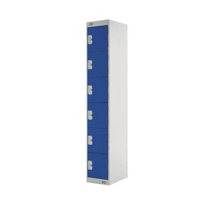 Six Comp Express Std Locker Blue