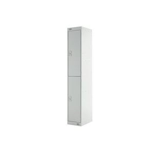 Two Comp Express Std Locker Grey