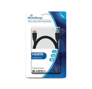 Mediarange Hdmi Cable 18Gbit 1.8 Blk