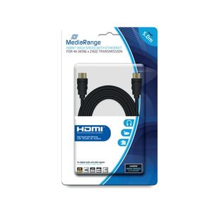 Mediarange Hdmi Cable 18Gbit 5M Blk