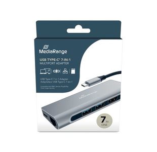 Mediarange Usb Type C 7-In-1 Adapter