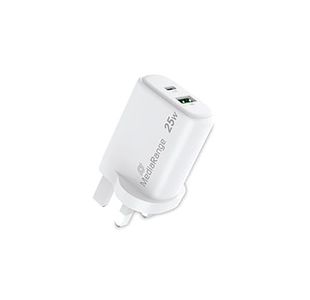 25W Gan Fast Charging Adapter White