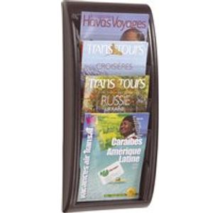 Paperflow Qk Wall Disp System A4 Blk