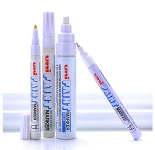 Unipaint Px21 Wht Paint Marker Pk12
