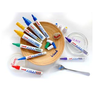 Unipaint Px21 Wht Paint Marker Pk12