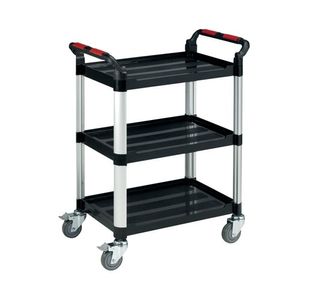 Barton 3 Shelf Std Plastic Trolley