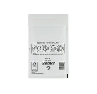 Sealed Air Post Bag White B00 Pk100