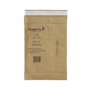 Sealed Air Post Bag Brown D1 Pk100