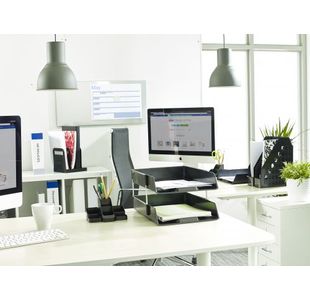 Avery Myers Duet Lettertray Black