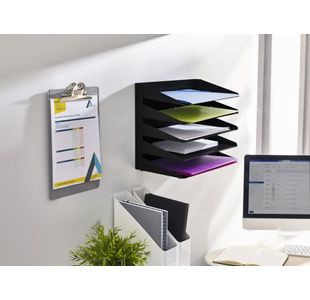 Avery Letter Rack Grey