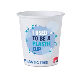 Mycafe Eco Paper Cup 7Oz Blu Pk100