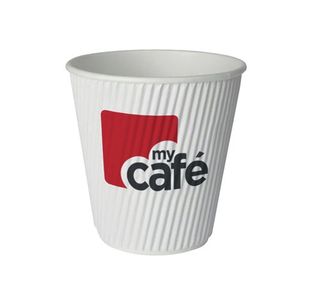 Mycafe 12Oz Ripple Wall Hot Cup P500