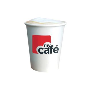 Mycafe 8Oz Single Wall Hot Cups Pk50