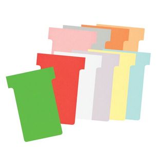 Nobo T-Card Size 2 White Pk100