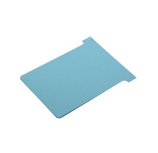 Nobo T-Card Size 2 Light Blue Pk100