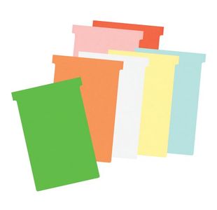 Nobo T-Card Size 4 White Pk100