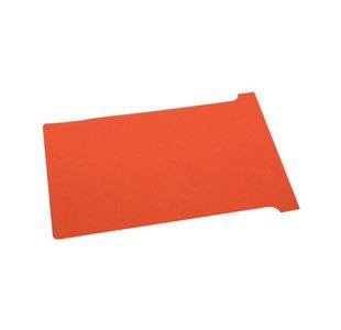 Nobo T-Card Size 4 Red Pk100