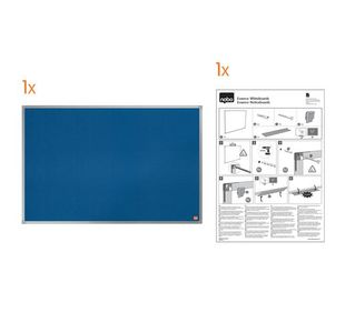 Nobo Essence Felt Board 600X450 Blue