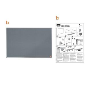 Nobo Essence Felt Board 900X600 Grey