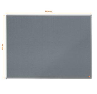 Nobo Essence Felt Board 1200X900 Gry
