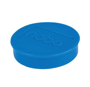 Nobo Whiteboard Magnets 38 Blu Pk10