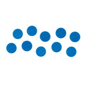 Nobo Whiteboard Magnets 38 Blu Pk10