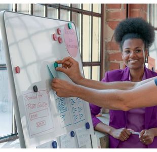 Nobo Whiteboard Magnets 38 Ylw Pk10