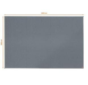 Nobo Essence Felt Brd 1800X1200 Grey