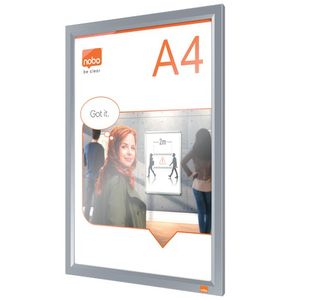 Nobo A4 Poster Anodised Clip Frame