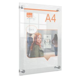 Nobo A4 Acrylic Wall Mounted Frame