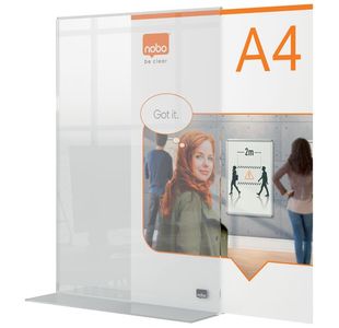 Nobo A4 Acrylic Freestanding Frame