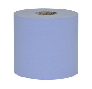 Raphael 1Ply Roll Towel Blue Pk6