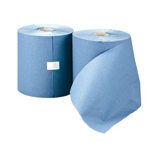 Leonardo Hand Towel Roll Blue Pk6