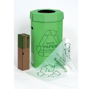 Acorn Green Waste Recycling Bin Pk5